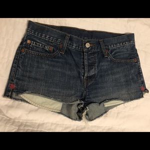 Levi’s 501 denim cutoff jean shorts